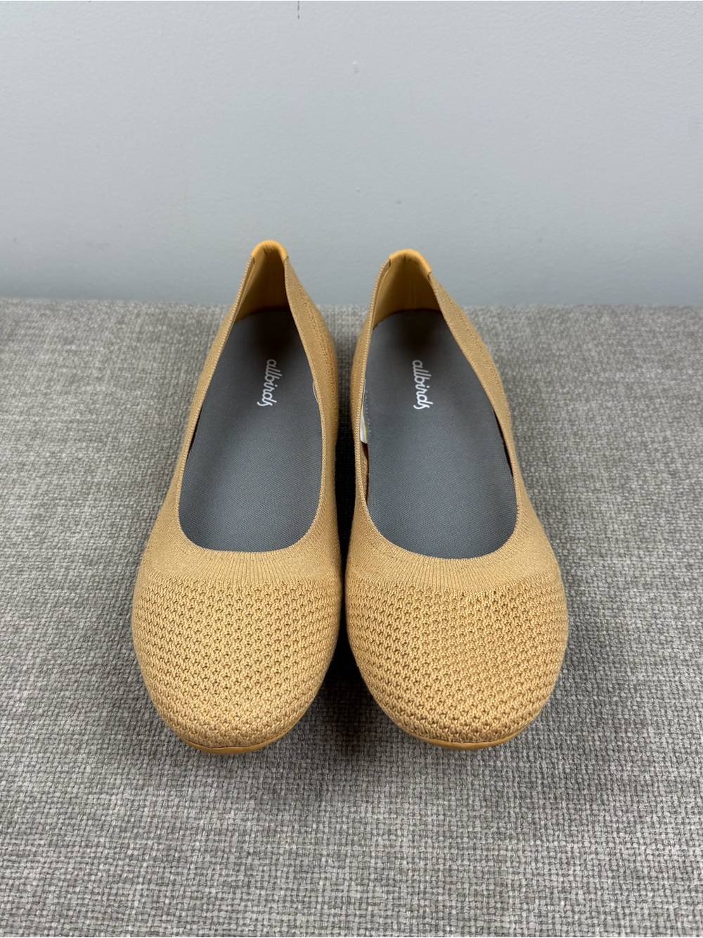 Allbirds Women's Tree Breezer Ballet Flats Comfort Forage Tan Neutral Size 10